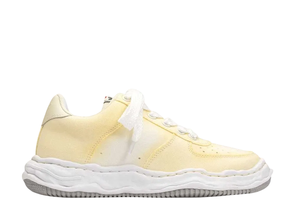 Maison MIHARA YASUHIRO WAYNE OG Sole Effect Canvas Low-top Sneaker "White"