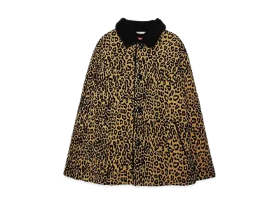 Supreme Kindermann Uncut Corduroy Car Coat "Leopard"