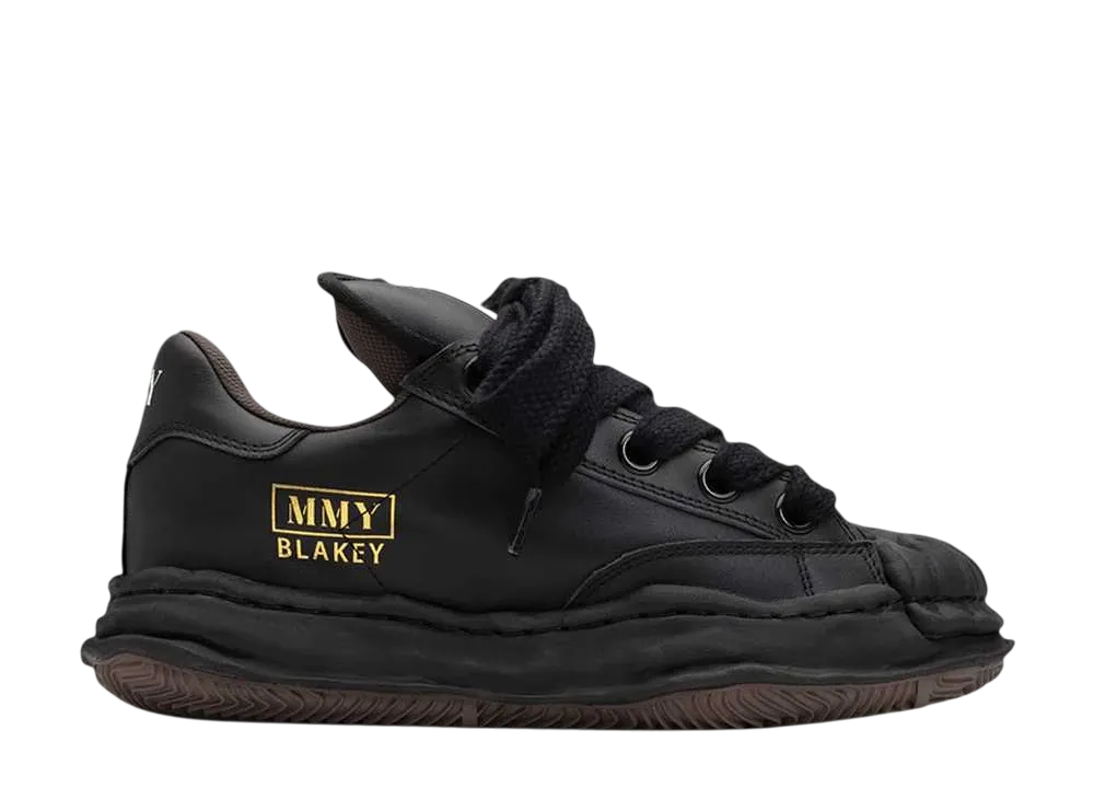 メゾンミハラヤスヒロ ブレイキー パファー OG ソール レザー ロー "ブラック/ブラック" (A12FW723)