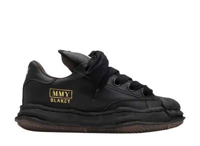 Maison MIHARA YASUHIRO BLAKEY PUFFER OG Sole Leather Low "Black/Black"