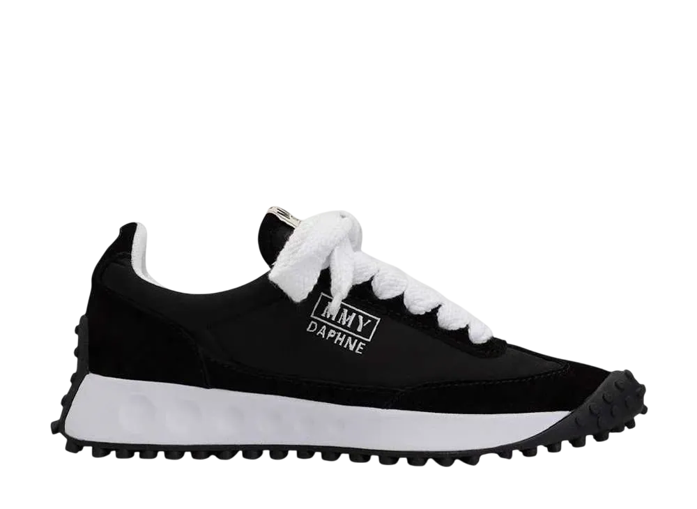 メゾンミハラヤスヒロ ダフネ OG ソール ポインテッド ロートップ スニーカー "ブラック" (B11FW702)