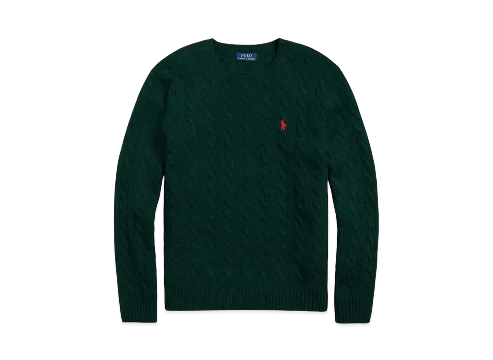 Polo Ralph Lauren Cable Wool Casmere Sweater "Green"