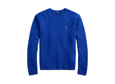 Polo Ralph Lauren Cable Wool Casmere Sweater "Blue"