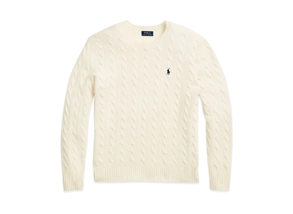 Polo Ralph Lauren Cable Wool Casmere Sweater "Natural"