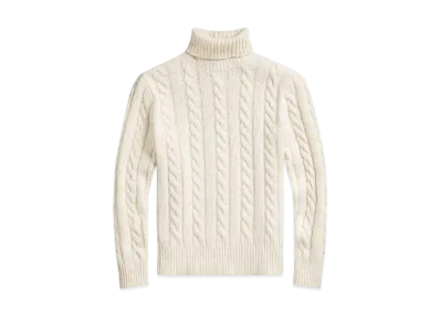 Polo Ralph Lauren Cable Wool Casmere Sweater "Natural"