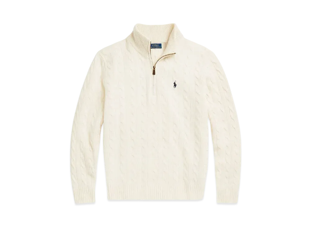 Polo Ralph Lauren Cable Wool Casmere Sweater "Natural"