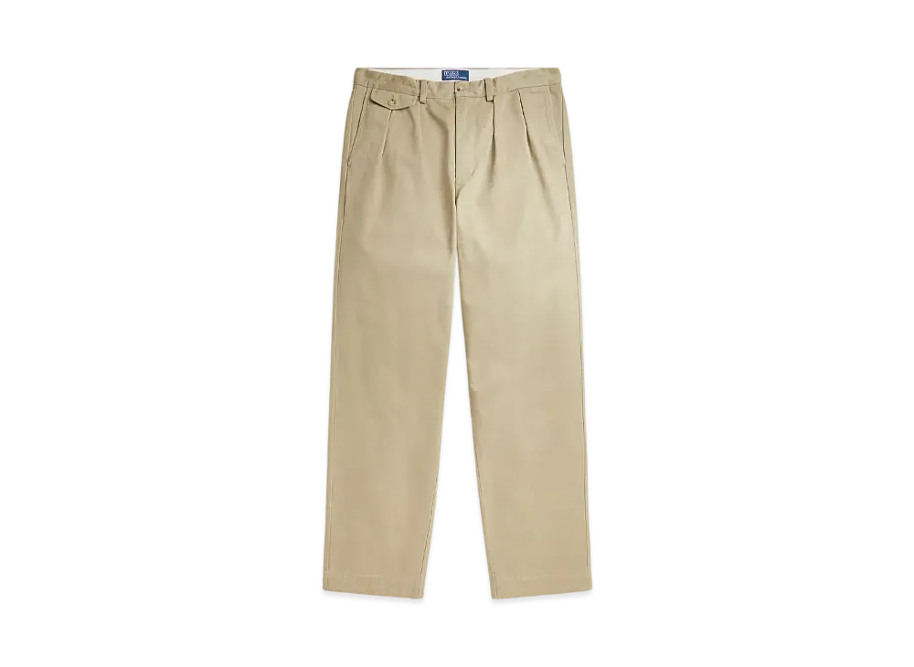 Polo Ralph Lauren Whitman Relax Fit Pleated Chino Pants "Brown"