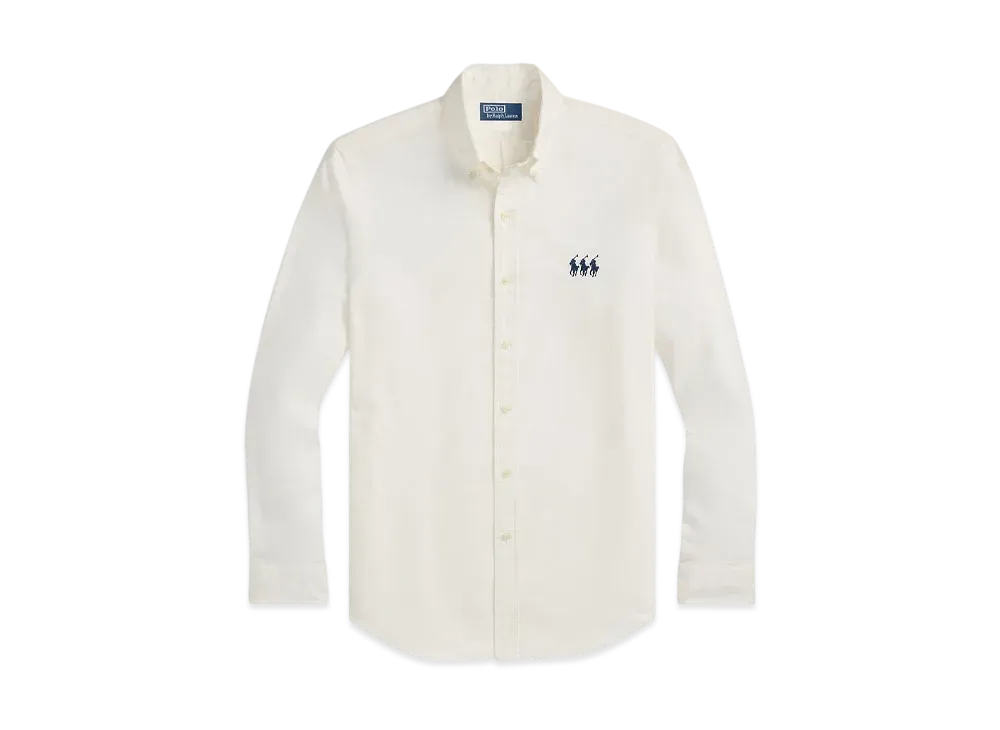 Polo Ralph Lauren Classic Fit Organic Cotton Oxford Shirt "White"