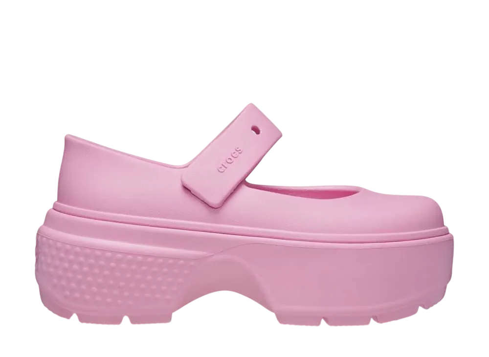 Crocs Stomp Mary Jane "Pink Tweed"