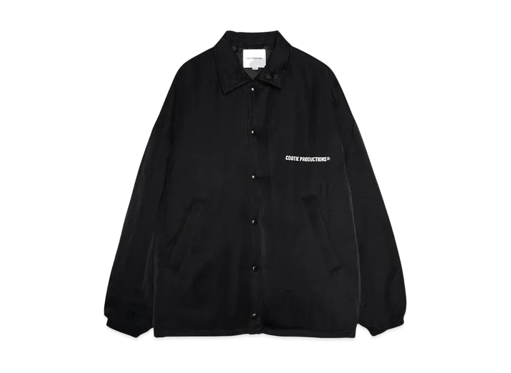 COOTIE PRODUCTIONS Error Fit Padded Coach Jacket "BLACK"