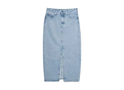 Calvin Klein Jeans MAXI DENIM SKIRT "STONE LIGHT BLUE"