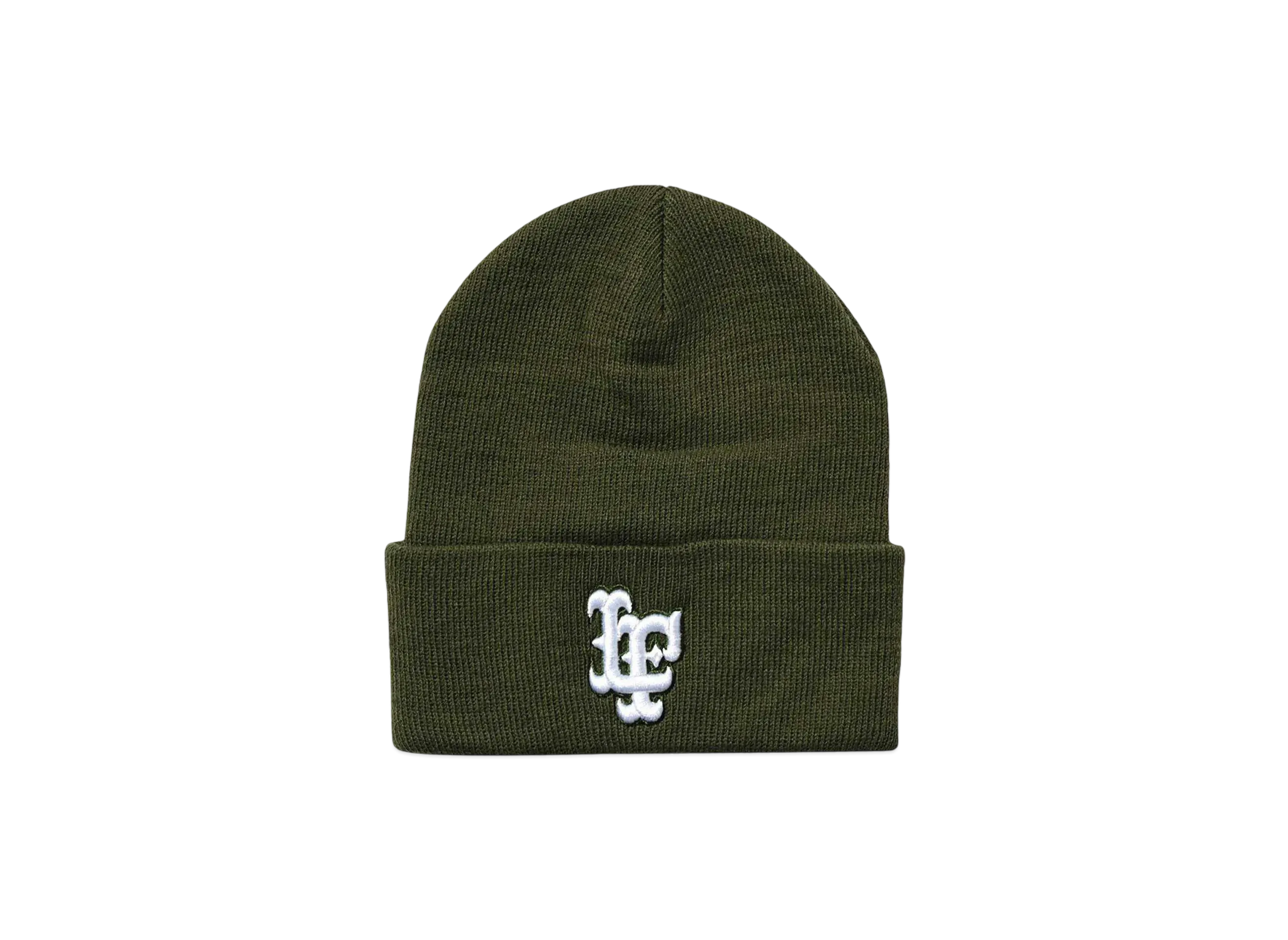 LFYT LF LOGO LONG BEANIE "OLIVE"