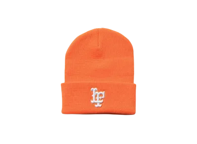 LFYT LF LOGO LONG BEANIE "ORANGE"