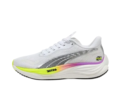 Puma Women's Velocity Nitro 3 Ekiden Glow "Puma White/Pure Magenta/Yellow Alert"
