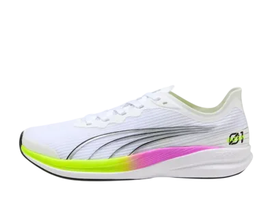 Puma Redeem Racer Pro Ekiden Glow "Puma White/Pure Magenta/Yellow Alert"