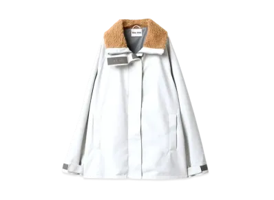 MIUMIU Cordura Blouson Jacket "White"