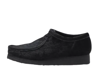Clarks Wallabee "Black Hair On"