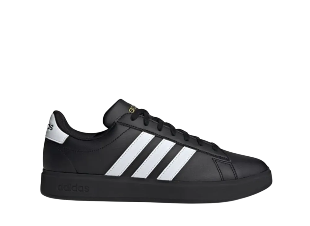 adidas Grand Court 2.0 "Core Black/Cloud White/Gold Metallic"