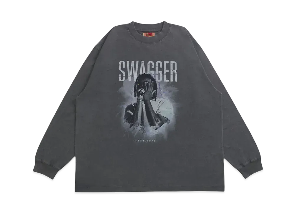 SWAGGER ZOMBIE LT-SHIRT "C.GRAY"