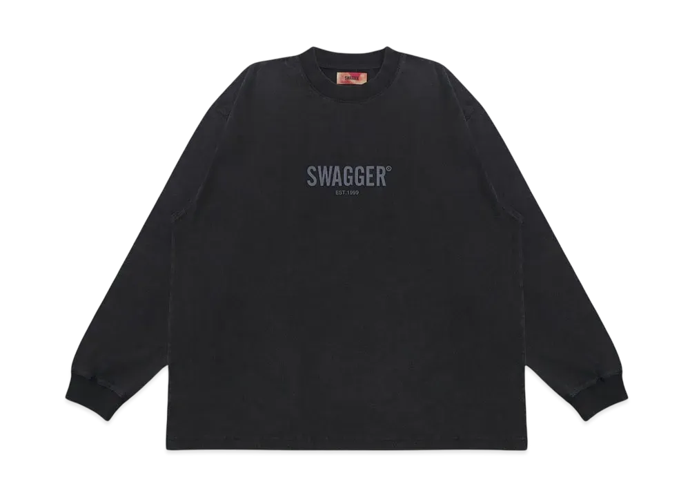 SWAGGER 3D LOGO LT-SHIRT "BLACK"