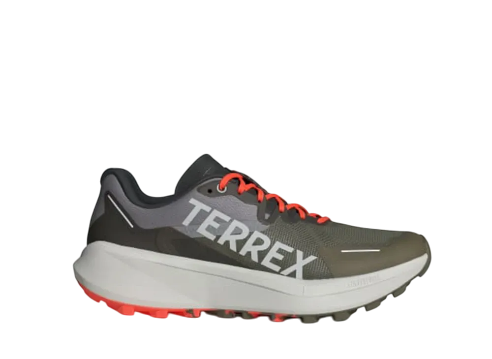 アディダス テレックス アグラヴィック3 トレイルランニング "オリーブストレータ/グレーワン/セミインパクトオレンジ"