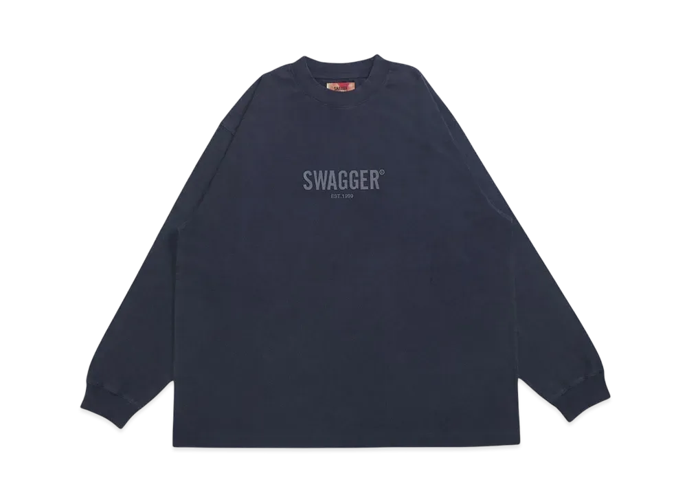 SWAGGER 3D LOGO LT-SHIRT "NAVY"