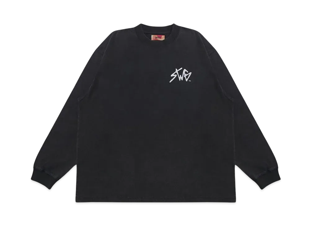 SWAGGER SWG SIGNATURE LOGO LT-SHIRT "BLACK"