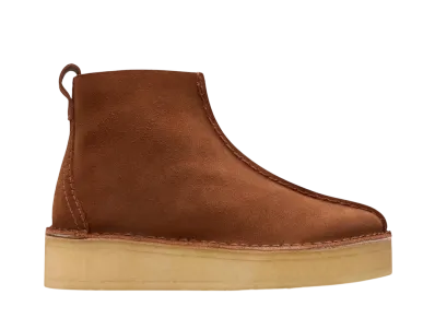Clarks Women's Trek Wedge Boot "Mocha Suede"