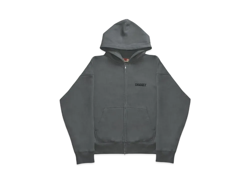 SWAGGER SWAGGER BACK LOGO HOODIE "GRAY"