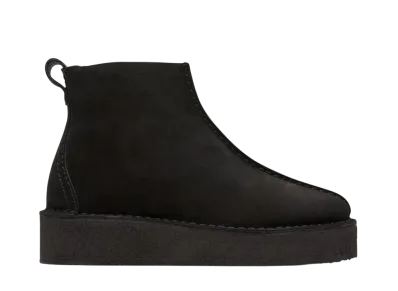 Clarks Women's Trek Wedge Boot "Black Suede"