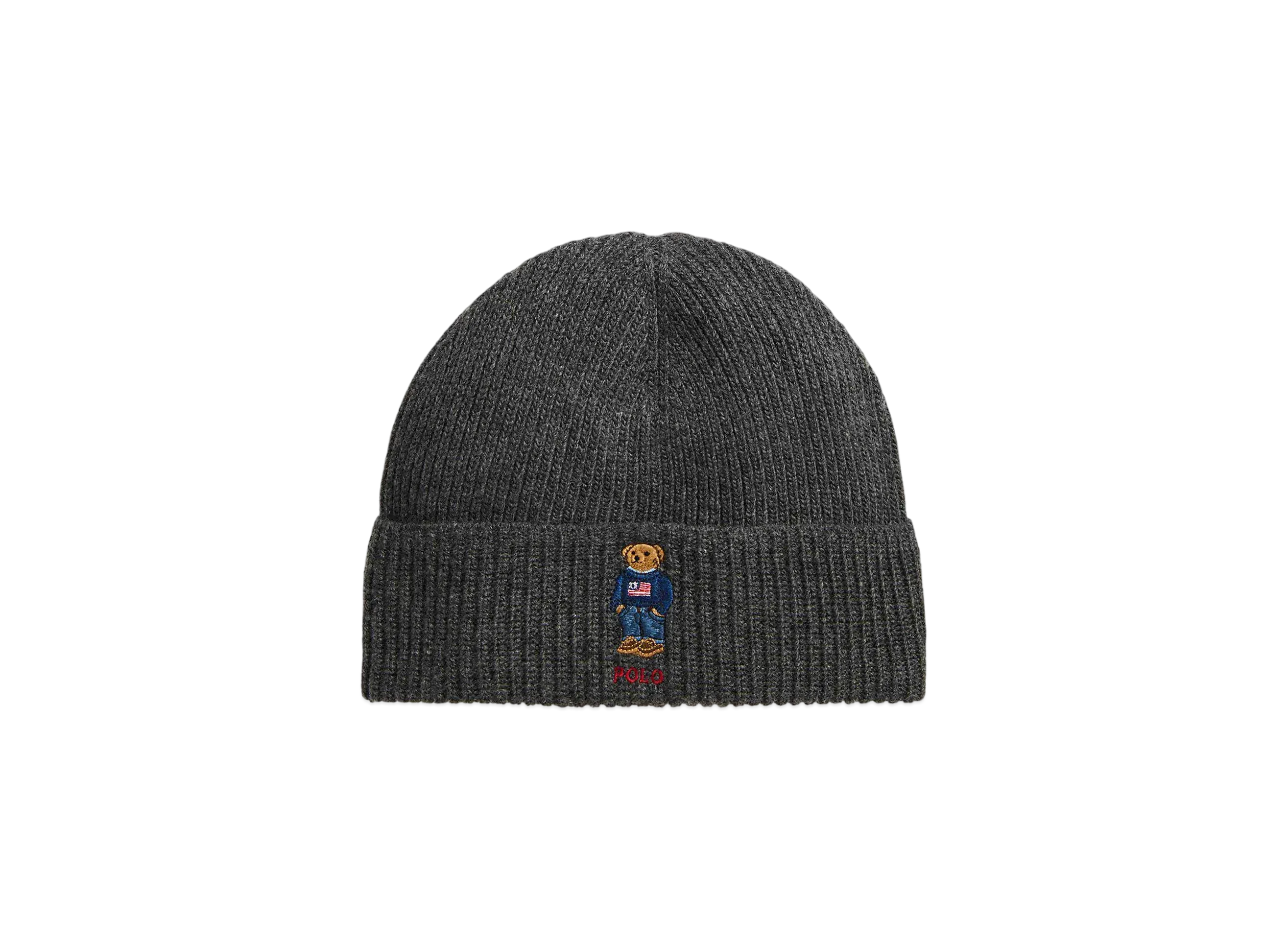 Polo Ralph Lauren Polo Bear Rib Knit Beanie "Gray"