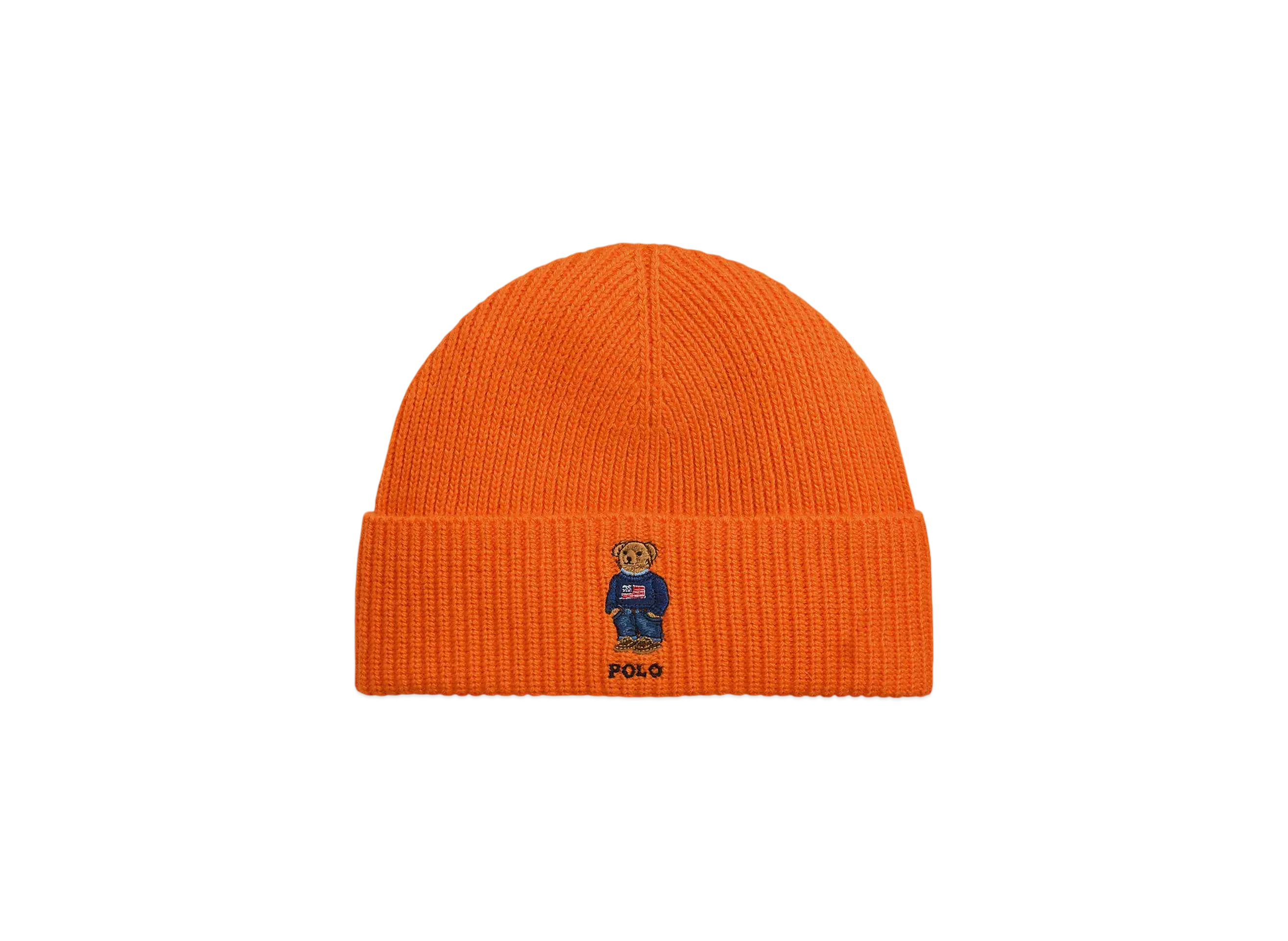 Polo Ralph Lauren Polo Bear Rib Knit Beanie "Orange"