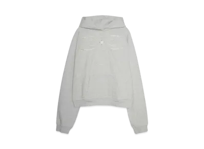 SURGERY clover logo patchs sweat hoodie "MELANGE GRAY"