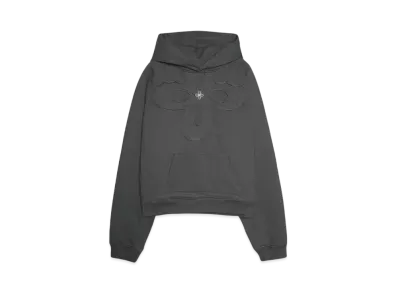 SURGERY clover logo patchs sweat hoodie "CHARCOAL"