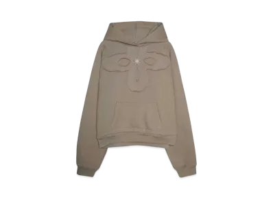 SURGERY clover logo patchs sweat hoodie "COCOA"