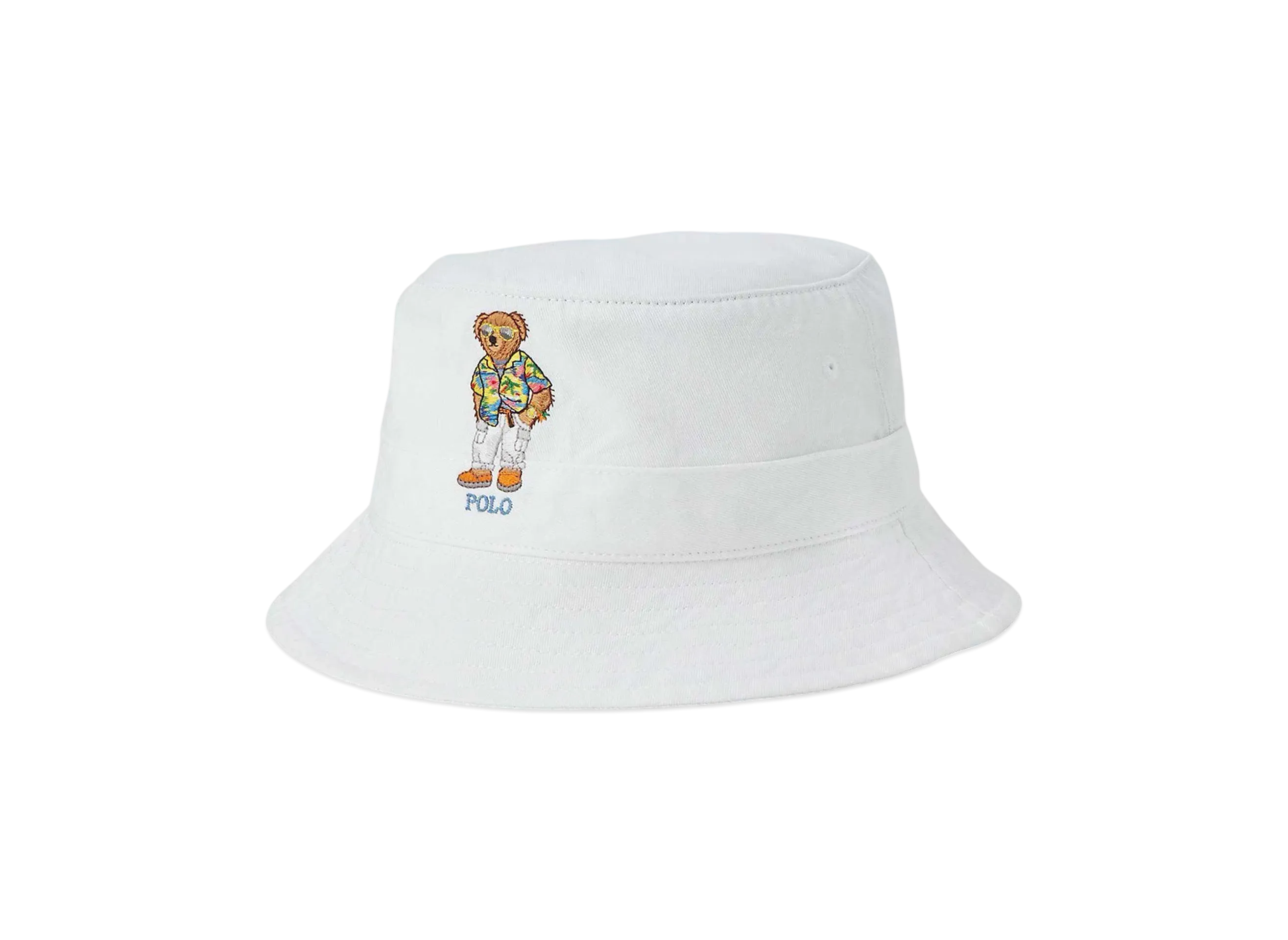 Polo Ralph Lauren Polo Bear Twill Bucket Hat "White"