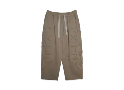 SURGERY clover logo patchs sweat pants "COCOA"