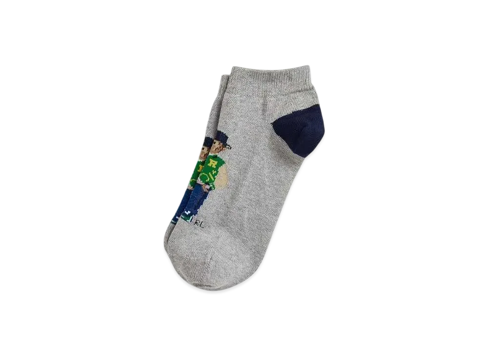 Polo Ralph Lauren Polo Bear Cotton Blend Low-cut Socks "Gray"