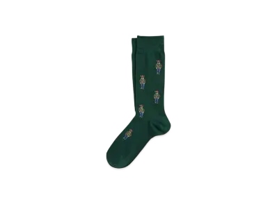 Polo Ralph Lauren Polo Bear Cotton Blend Trouser Socks "Green"