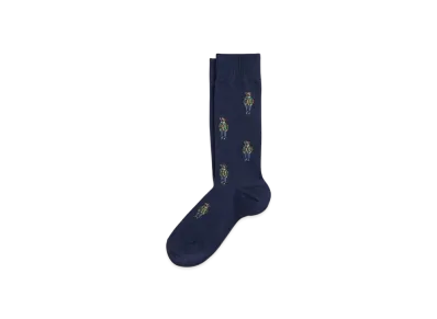 Polo Ralph Lauren Polo Bear Cotton Blend Trouser Socks "Navy"
