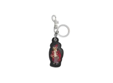 Polo Ralph Lauren Polo Bear Leather Key Fob "Black"