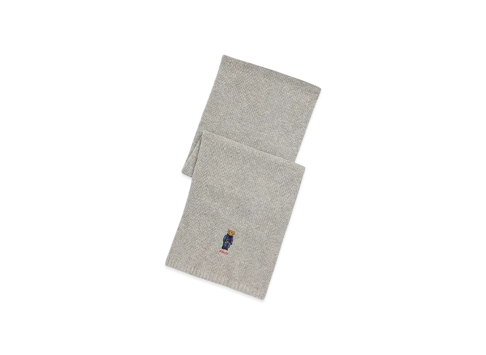 Polo Ralph Lauren Polo Bear Rib Knit Muffler "Gray"