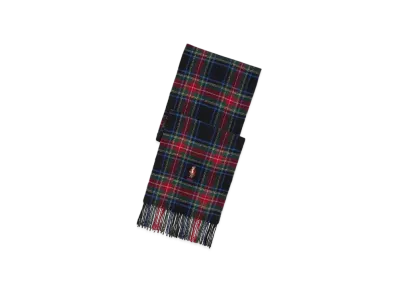 Polo Ralph Lauren Polo Bear Check Wool Muffler "Multi"