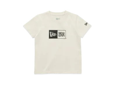 NEW ERA Child Short Sleeve Cotton T-shirt Box Logo "Stone"