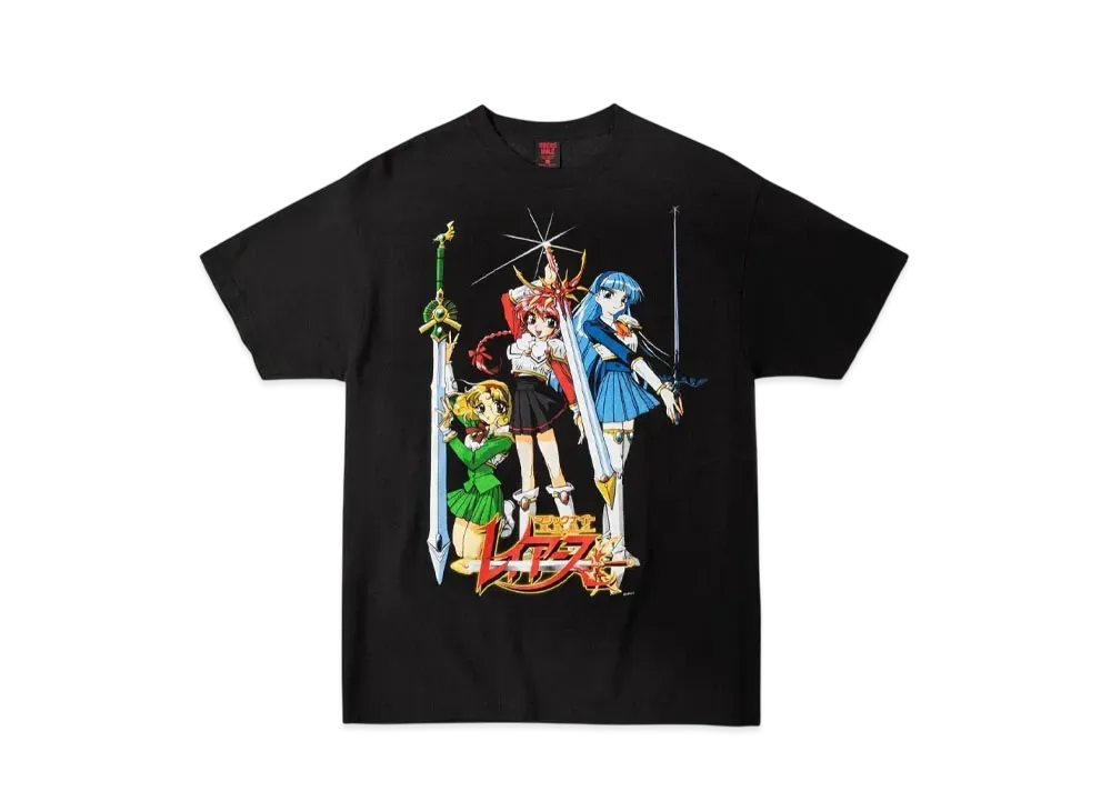 Geeks Rule x Magic Knight Rayearth 15 Silkscreen Printing T Shirt "Black"