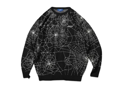 LFYT SPIDERWEB SWEATER "BLACK"