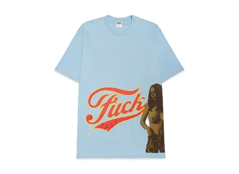 Supreme x HYSTERIC GLAMOUR Fuck Tee "Powder Blue"