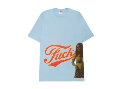 Supreme x HYSTERIC GLAMOUR Fuck Tee "Powder Blue"