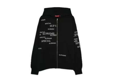 Supreme Special Zip Up Hooded Sweatshirt "Black"