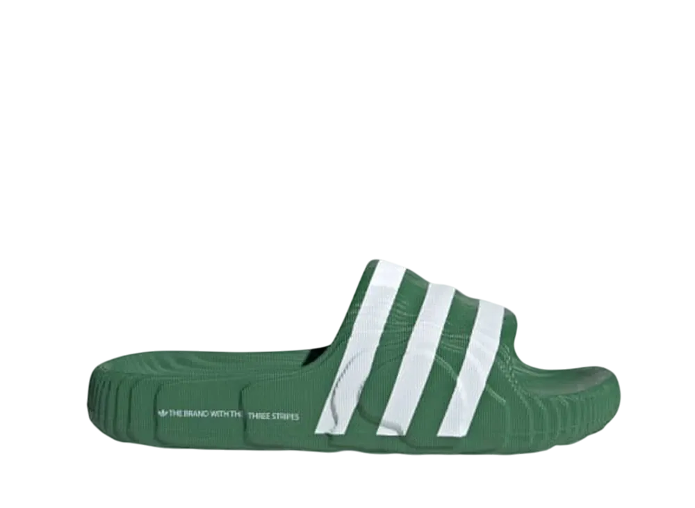 アディダス アディレッタ22 スライド "プリラヴドグリーン/クラウドホワイト"